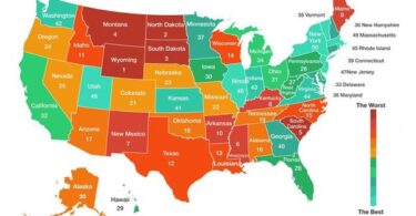 Least Popular States for Americans
